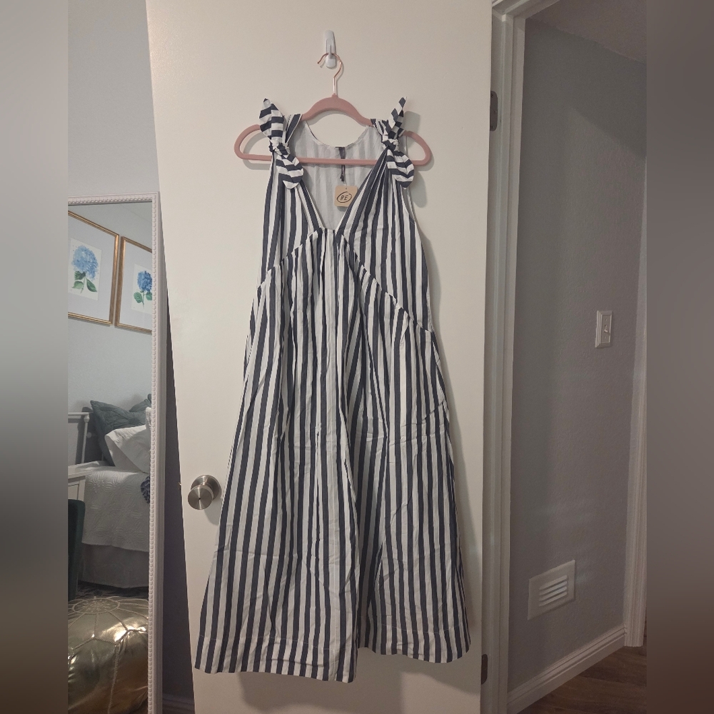 NWOT Anthropologie Striped Dress Size Small